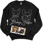 Custom Sweatshirts Design Your Own Personalized Sweatshirt For Women Gift For Dog Owner Dog Lovers for Christmas