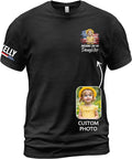 Customized Awesome Like My Daughter Shirts, Fathers Day Shirt with Kids Names, Funny Dad Shirts for Men