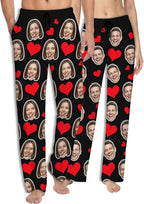 Custom Pajamas Pants With Photo Face Custom PJ Pants Personalized Gifts For Women Men Pet Dog Cat Christmas Valentines