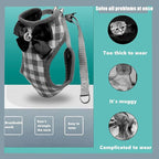 Cat Harness, Dog Harness and Leash Set, Bunny Rabbit Ferret Harness with Adjustable Buckle Comfort for Pet Kitten Small Animals Harnesses