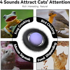 ORSDA Cat Toys for Indoor Cats, Interactive Activated Moving Ball in 7 Holes Mat, Automatic Fast Rolling Ball, Hide and Seek Toys for Adult Cats, Exercise Kicker Mouse Catching Game