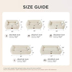 Bedsure ComfyFleece™ Cute Dog Bed for Small Medium Dogs - Washable Furry Puppy Beds, Rectangle Orthopedic Corduroy Fleece Pet Beds with Removable Zipper Cover, 25x21x7inches,Sandy Beige