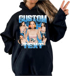 NAZENTI Custom Valentine Shirt Gifts for Boyfriend, Customized Bootleg Rap Tee