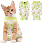 Cat Recovery Suit Female, Breathable Cat Onesie After Surgery Female for Abdominal Wounds or Skin Diseases, Surgery Recovery Suit Kitten Onesie After Spay Wear Anti Licking