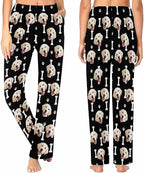 Custom Face Pajamas Pants Personalized Nightwear Bottoms for Women XS-XXL