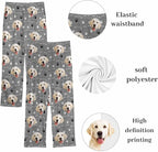 Custom Couple Pajama Pants Sock with Funny Face, Personalized PJ Anniversary Birthday Women Men Pants