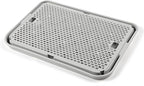 Large Cat Litter Box Step Mat, 16.5"x11.2" Cat Ramp Stairs, Cat Litter Catcher for Self-Cleaning Litter Box, Cats Pedal Step Stool Ideal for Kitten & Older Cats (Light Grey)
