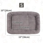 Cat Bed Washable Indoor Cat Cushion Bed, Soft and Cozy Plush Pet Bed-S
