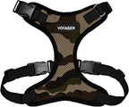 Voyager Step-in Pet Harness - All Weather Mesh, Adjustable Step in Harness for Cats and Dogs by Best Pet Supplies - Army/Black Trim, L