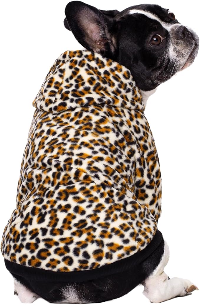 French Bulldog Clothes Dog Hoodie Sweatshirts with Pockets for Small Dogs Puppy Chihuahua Coat Clothing Pet Cat Hoodie Fleece Dog Sweaters Costume