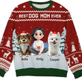 Wrappiness A Girl And Her Dog Christmas Sweatshirt - Cozy Unisex Fit Custom Shirt - Cute for Women Pet Lovers