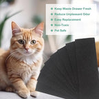 8 Pack Carbon Filters Compatible with Litter-Robot 3,Replacement Activated Charcoal Filters Fit for Litter Robot 3 Accessories,Thickened and Durable,Eliminate Odor and Controls Moisture on Pet's Body