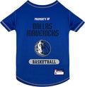 Pets First Cute Dog T-Shirt, X-Small - NBA Dallas Mavericks Dog & Cat Shirt with Basketbal Team Logo. A Comfortable & Fashionable Yet Durable Pet Outfit, Sporty Dog Shirt