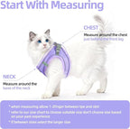 Solmoony Sparkly Small Dog Harness and Leash Set, Step in Soft Light Puppy Vest, Breathable Reflective Pet Harness for Walking, Puppy Harness for Small Dogs Cats (Brown, S)