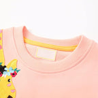 RETSUGO Toddler Baby Girls Sweatshirts Casual Pullover Crewneck Winter Long Sleeve Tops Shirts Clothes 3T-8T