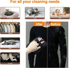 Pet Hair Removal Glove for Small Hands, 2Pcs Electrostatic Dog Cat Hair Remover Gloves for Furniture Car Seat Couch, Reusable Grooming & Shedding Tool with Free Steel Comb & Toothbrush