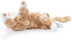 JOY FOR ALL Companion Pet for Seniors - Lifelike Animatronic Cat - Realistic Soft-Touch Fur & Purring - Therapy Stuffed Animal - Toy for Alzheimer's & Dementia - Orange Tabby