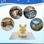 11.8x7.9 IN Pet Cooling Mat for Rabbit, Bunny, Hamster, Guinea Pig & Other Small Pets - Bite Resistance Ice Bed (2PCS)
