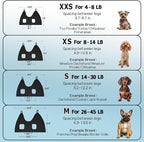 Supet Dog Grooming Hammock Harness for Dogs Cats, Relaxation Pet Nail Clipper Hammock, Restraint Dog & Small Animal Leashes Sling for Groomingk for Nail Trimming (Black, XS)