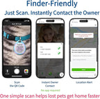(5 Pack) QR Code Dog ID Tags for Collar Personalized for Pet Online Profile - Scan QR Receive Instant Pet Location Alert Email, Anti-Lost,No Subscription fees (5 Colours, for Dog - 1.2")