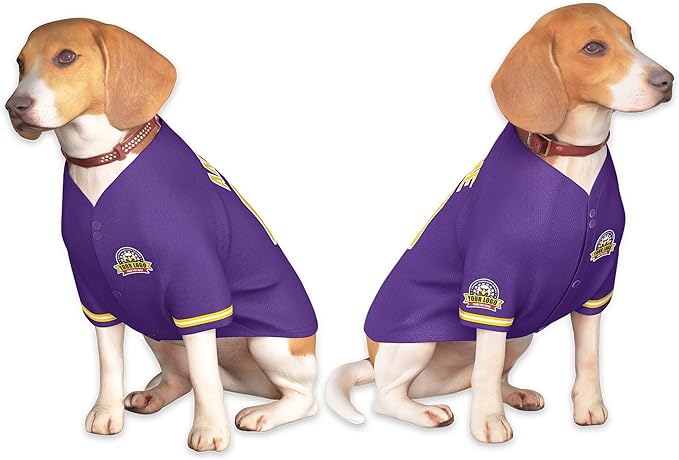 Custom Dog Baseball Jersey with Name Number Logo for Small Pet Dogs-Personalized Dog Shirts