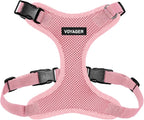 Voyager Step-in Pet Harness - All Weather Mesh, Adjustable Step in Harness for Cats and Dogs by Best Pet Supplies - Pink, S