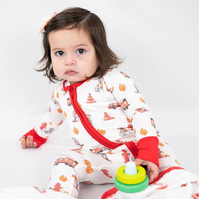 LollyBanks Baby Pajamas, Baby Romper 95% Bamboo Viscose and 5% Spandex