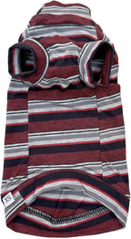 Vintage Stripes Sphynx Hairless Cats Shirt Cotton Cat Turtleneck Pet Clothes Kitten T-Shirts with Sleeves for Sphynx Cats (Old School, X-Small)
