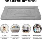 JoicyCo Large Dog Bed Soft Dog Crate Pad Mat 42 in Non-Slip Bottom Washable Dog Sleeping Mattress Pet Beds Cat Beds Kennel Pads