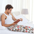 Custom Pajamas Pants Plaid Personalized Funny PJ Pant Design with Face Pajama for Men Women Dog Pet