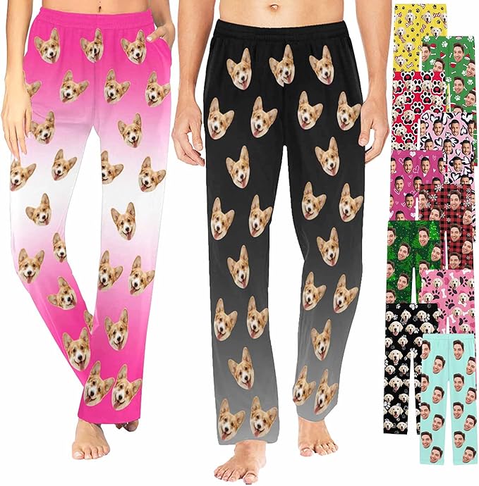 Custom Pajama Pants Customized Pajamas For Men Women Funny Xmas Pjs