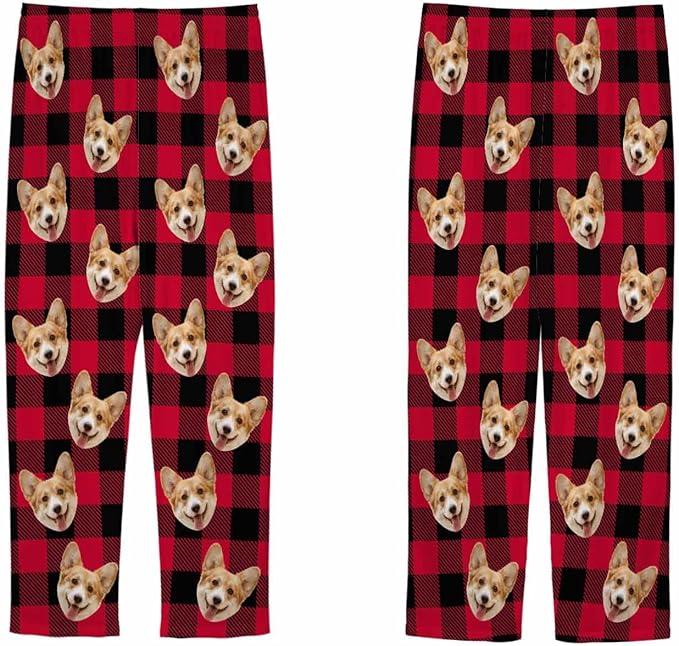 Customized Face Pajama Custom Pajama Pants with Photo for Women Mom