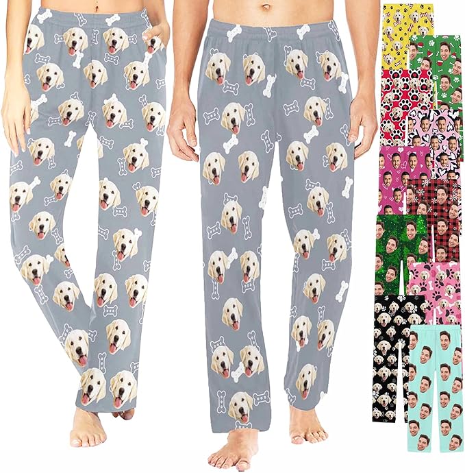 Custom Pajama Pants Customized Pajamas For Men Women Funny Xmas Pjs