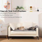 66.93x19.68x0.32 inch Thickened Cat Wall Scratcher Carpet, Cat Climbing Wall, Durable Cat Wall Furniture, Tall Cat Scratching Post, Wall Scratchers for Indoor Cats, Couch Sofa Protector (Grey)