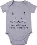 My Siblings Have Paws Bodysuit Baby Paws Romper Cat Whiskers Bodysuit Cute Baby Clothes Newborn Sibling Announcement Bodysuit