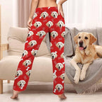 Customized Face Pajama Custom Pajama Pants with Photo for Women Mom