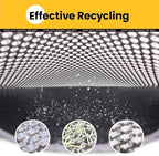 Small Cat Litter Box Mat: Easy Clean Kitty Litter Trapping Mat for Floor, Plastic Cat Box Pad (15 * 24in, grey, 1p)