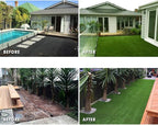Petgrow Synthetic Artificial Grass Turf 10FTX69FT for Indoor Outdoor Dog Synthetic Grass Mat, Party Wedding Christmas Balcony Garden Astro Turf Rug,Drainage Holes Faux Fake Grass Rug Carpet for Pets