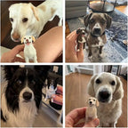 Custom Pet Portrait Cake Topper, Handcrafted Dog Cat Figurine, Personalized Pet Wedding Cake Decoration Keepsake