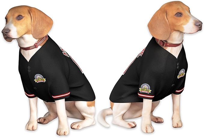 Custom Dog Baseball Jersey with Name Number Logo for Small Pet Dogs-Personalized Dog Shirts