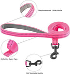 Hipubby Dog Harness and Leash Set, No Pull Soft Mesh Puppy Harness for Small Medium Dogs, Cats - Step in Reflective Breathable Lightweight Vest Harness for Walking, Training - Rose Red, XS