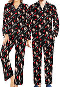Custom Face Pajamas for Women Men,Personalized Dog Cat Pet Pajamas Set,Christmas Long Sleeve Sleepwear Pjs