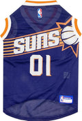 NBA PHOENIX SUNS DOG Jersey, Small - Tank Top Basketball Pet Jersey