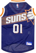 NBA PHOENIX SUNS DOG Jersey, Small - Tank Top Basketball Pet Jersey