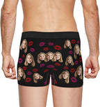 Personalized Underwear for Men with Face Custom Face Boxers Customized Boxer Briefs Funny Gifts for Him Husband Boyfriend