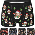 Personalized Underwear for Men with Face Custom Face Boxers Customized Boxer Briefs Funny Gifts for Him Husband Boyfriend