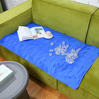 Cooling Pad Mat for Sleep Cooling Mattress Pad Gel for Bed, Relieve Pain, Summer Hot Flashes, Adult, Pets, No Water or Electricity Required(Blue,48 x 28 Inch)