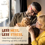 Cat Sifting Litter Box Liners - 21 Count - 2 MIL Extra Thick - Litter Bags Liners with Elastic Drawstring, Tear-Resistant Waterproof Cat litter liners for litter box, Kitty Litter Liners (30" × 16")