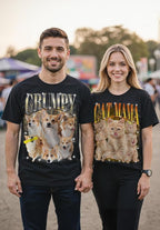 Custom Bootleg Rap Shirt with Photo Text, Vintage Custom Picture Shirt for Girlfriend, Boyfriend, Dad, Mom, Pet Lover Friend