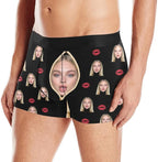 M YESCUSTOM Custom Boxers Briefs for Men Personalized Boxers with Face Mens Funny Underwear with Photo XS-5XL